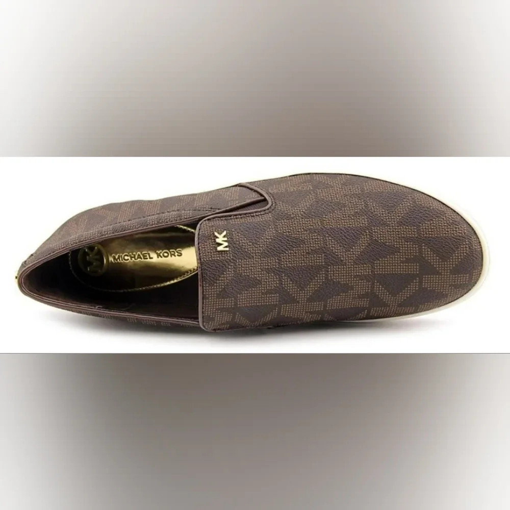 Michael Kors Keaton Logo Slip-On Sneakers Size 8.5 MSRP $99 - Picture 2 of 10
